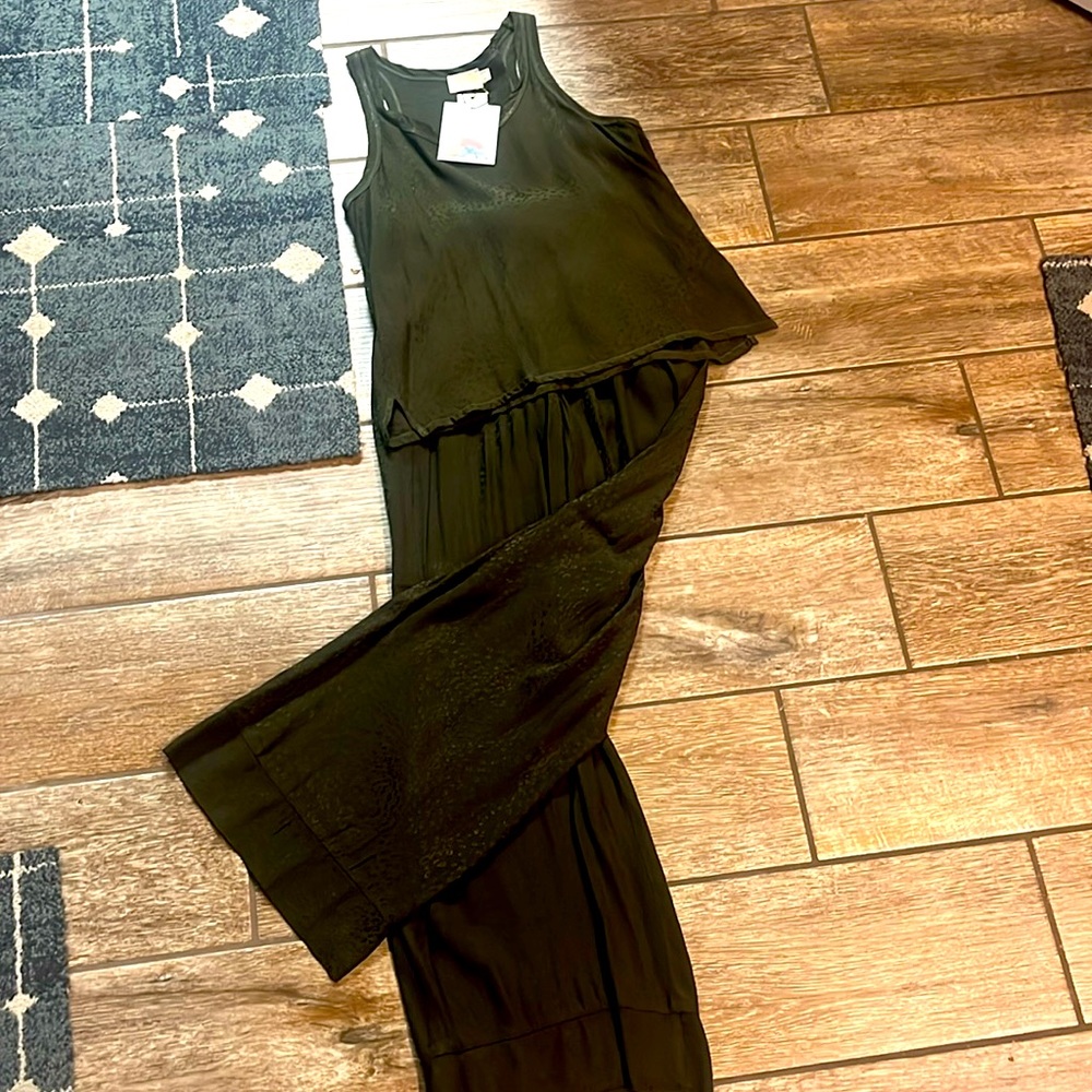 Nation two piece summer set, Olive green leopard in color, NWT, size XS, soft